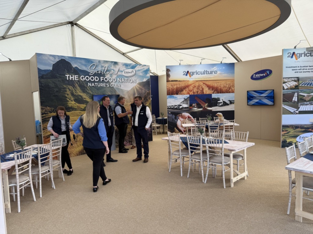 2 Sisters exhibition stand