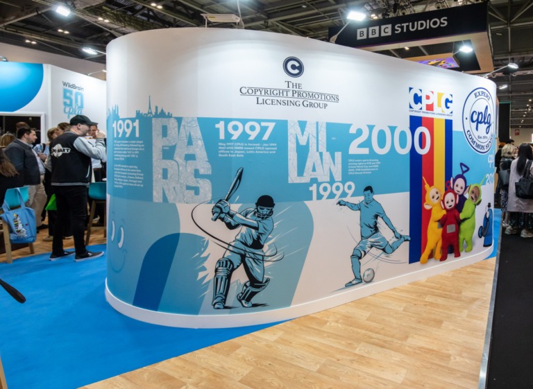 Wildbrain CPLG exhibition stand