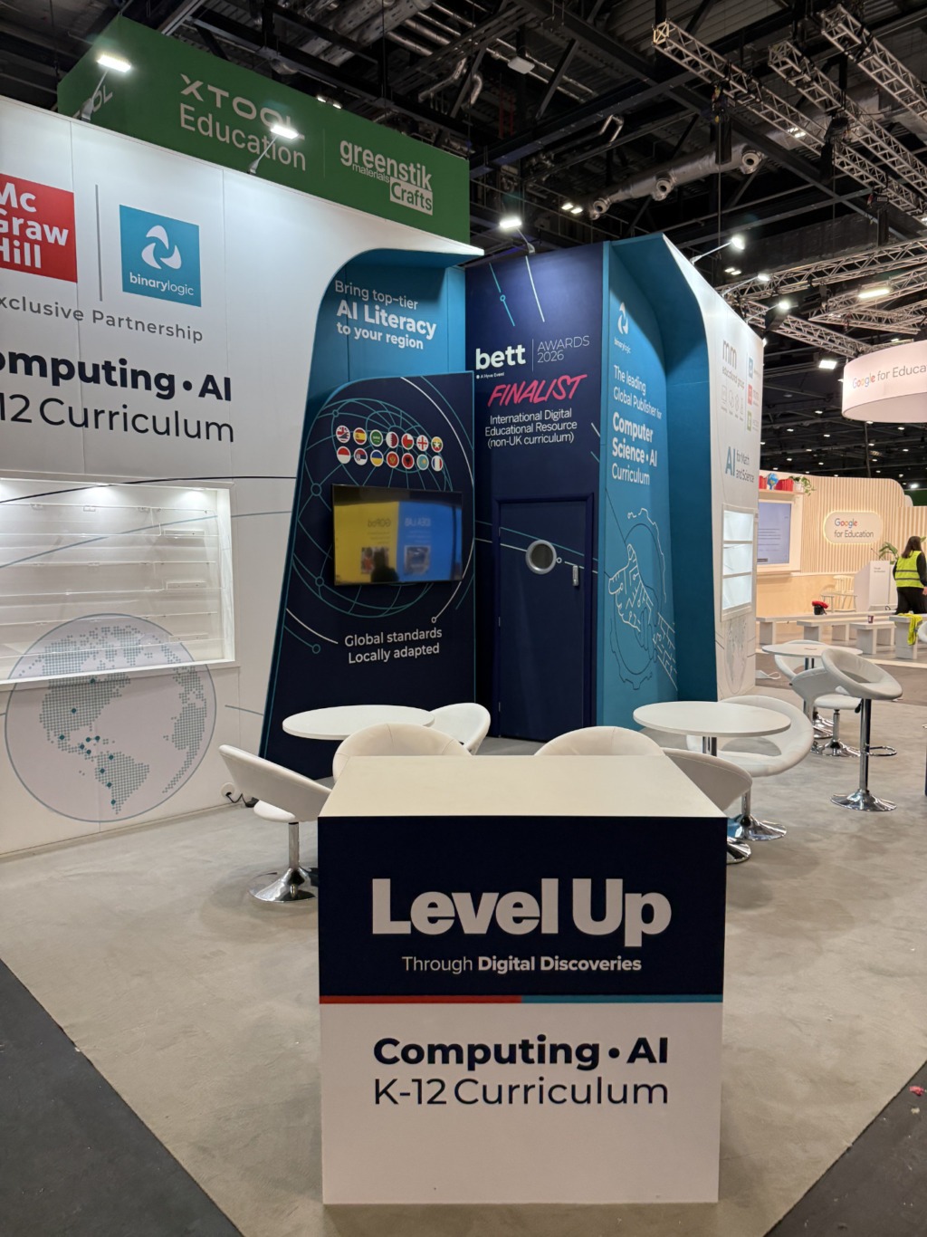 Binary Logic exhibition stand