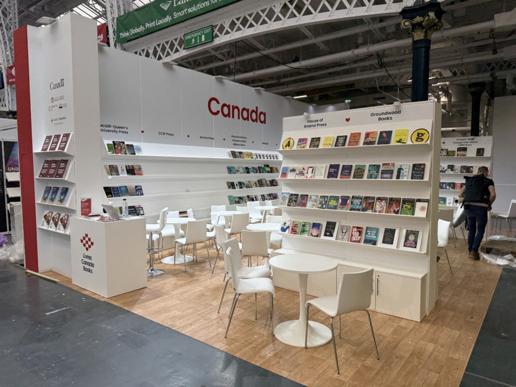 Canada London Book Fair exhibition stand