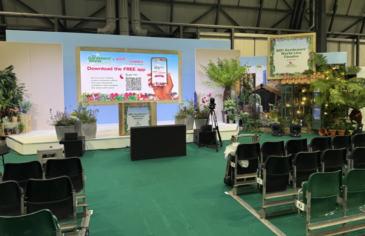 gardeners world exhibition stand