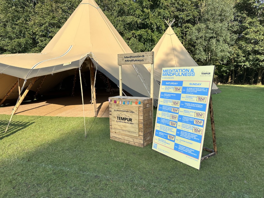 Happy Place Festival outdoor stands