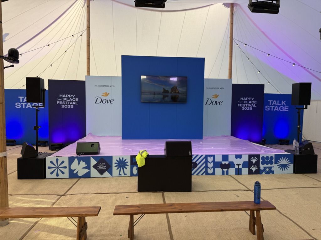 Happy Place Festival outdoor stands