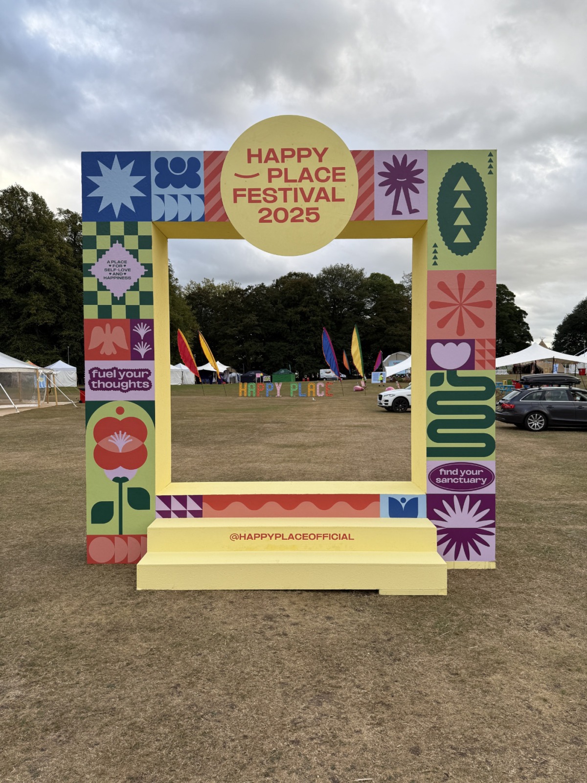 Happy Place Festival outdoor stands