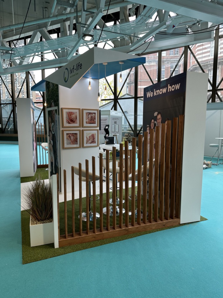 IVF Life exhibition stand design and build