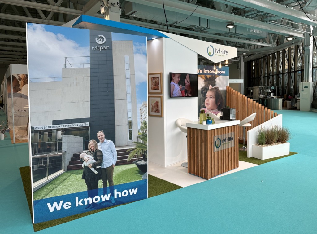 IVF Life exhibition stand design and build