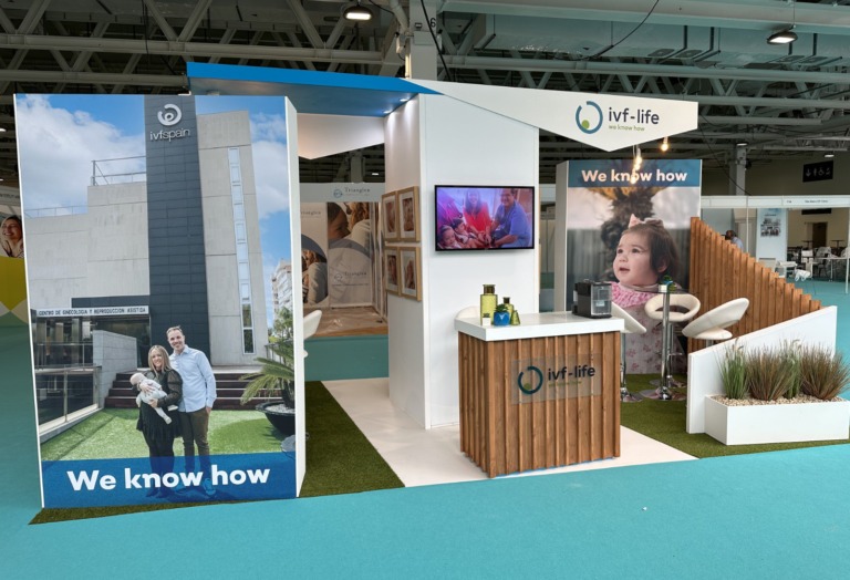 IVF Life exhibition stand design and build