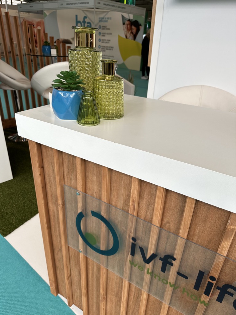 IVF Life exhibition stand design and build