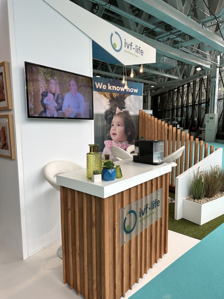 IVF Life exhibition stand design and build