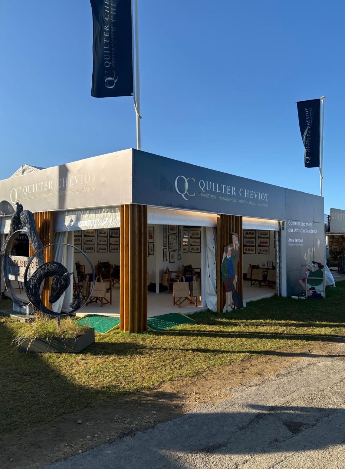 quilter cheviot exhibition stand