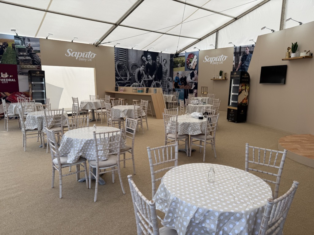 Saputo exhibition stand