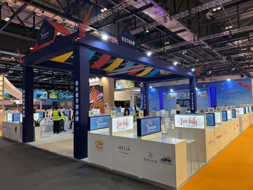 Vietnam World Travel Market exhibition stand